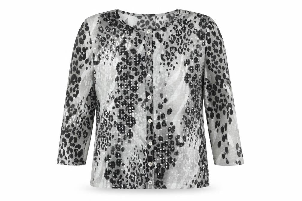 Alfred Dunner Women's Multicoloured Cardigan S