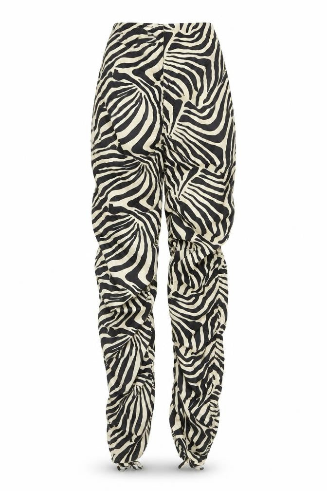 PrettyLittleThing Women's Zebra Print Trousers Size 6