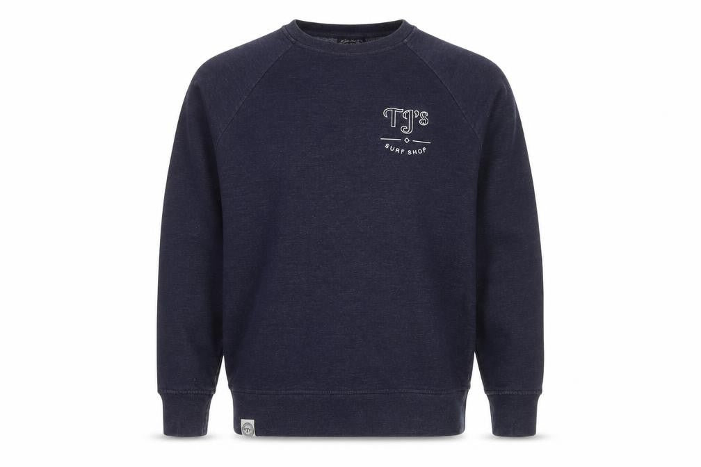 TJ's Surf Shop Blue Crew Neck Men's S Sweatshirt