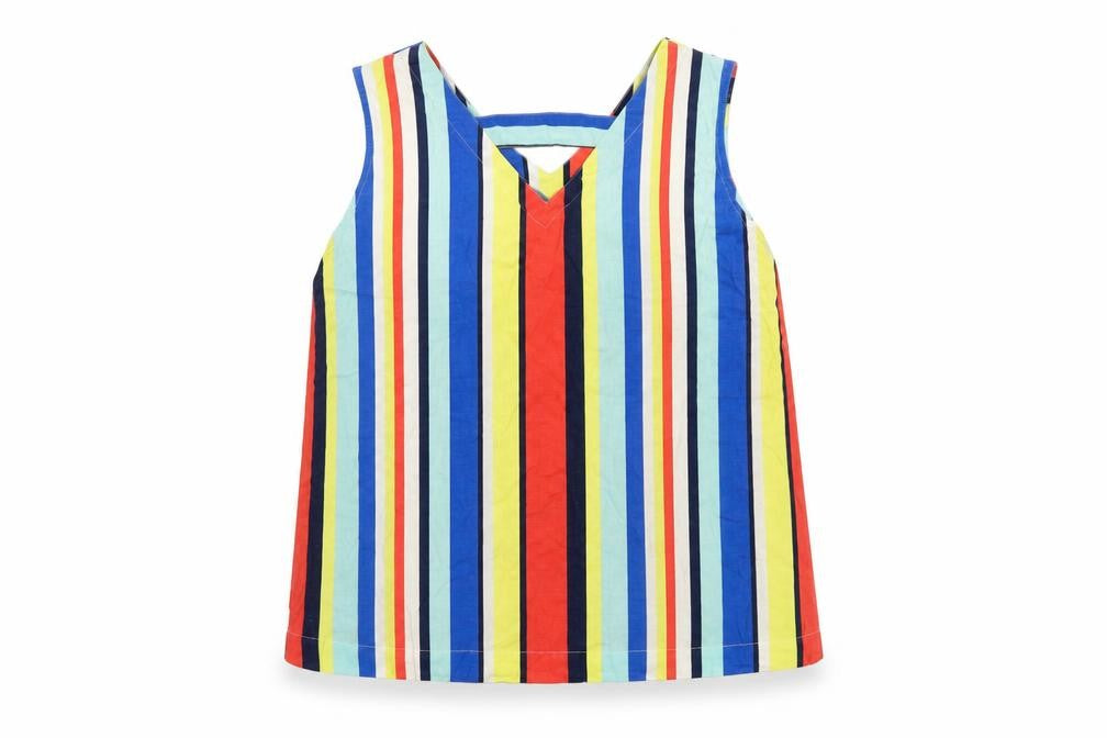 Bonmarché Women's Multicoloured Striped Tank