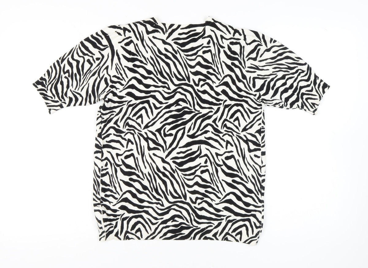 Marks & Spencer Women's Zebra Print T-Shirt, Size 16