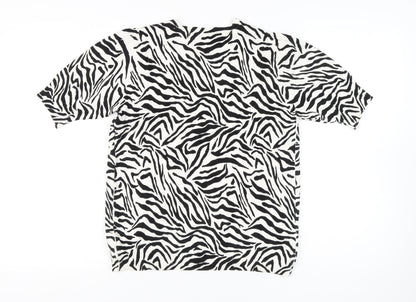 Marks & Spencer Women's Zebra Print T-Shirt, Size 16