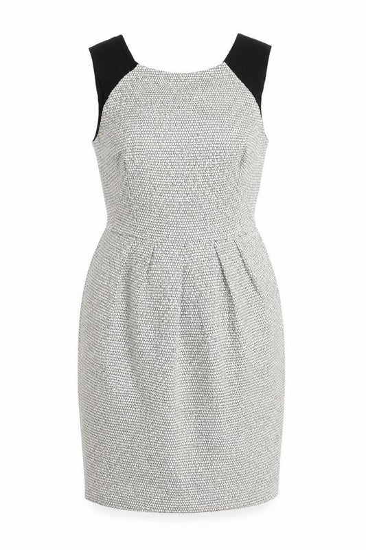 Whistles Women's Black & White Sheath Dress, Size 8