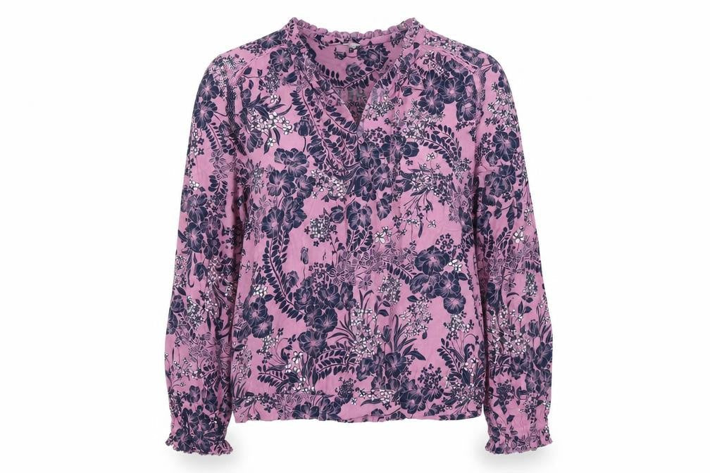 Marks & Spencer Women's Purple Floral Blouse