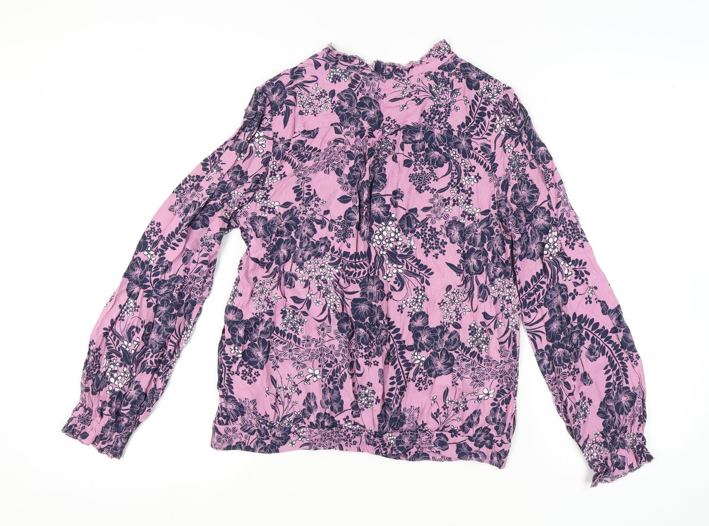 Marks & Spencer Women's Purple Floral Blouse