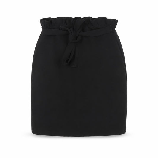 Lipsy Women's Black Pencil Skirt Size 6, High Waist, Tie Closure