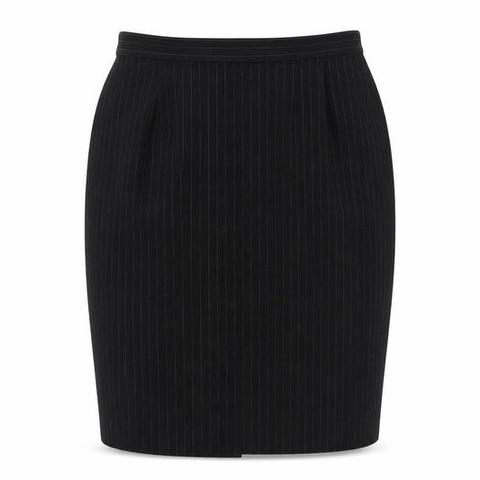 Next Women's Black Pinstripe Pencil Skirt Size 10