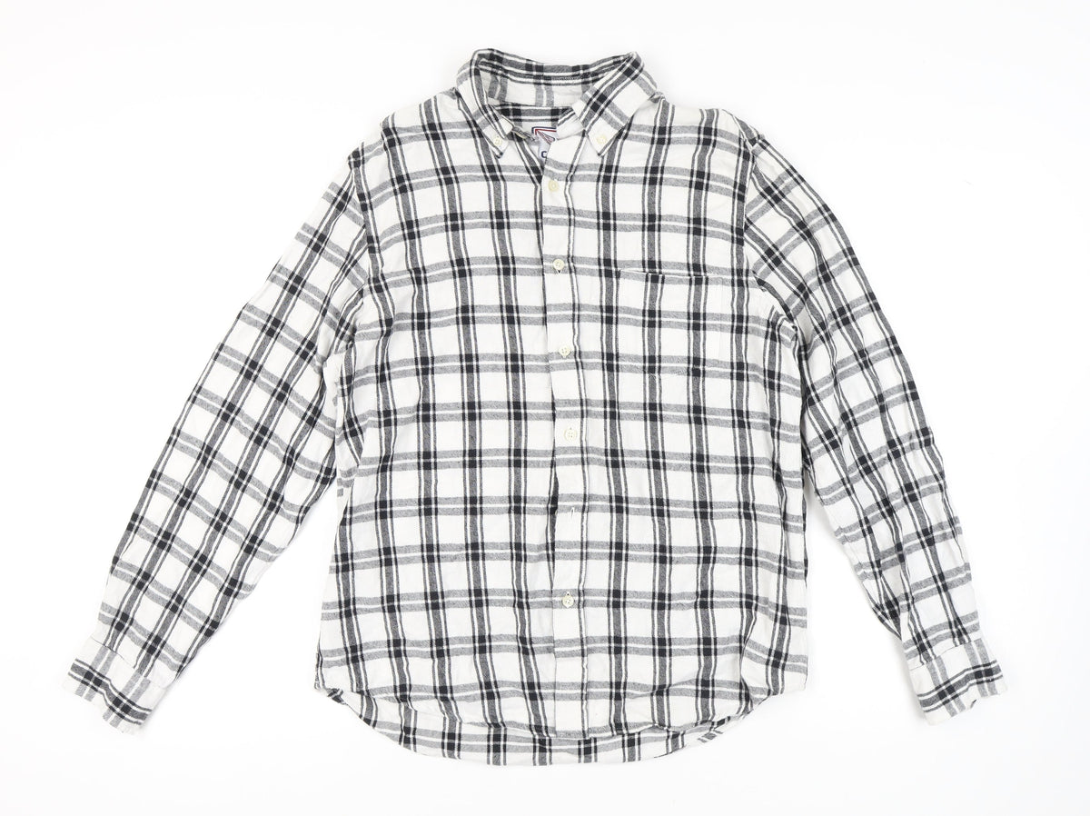 Charles Wilson Men's M Multicoloured Flannel Shirt