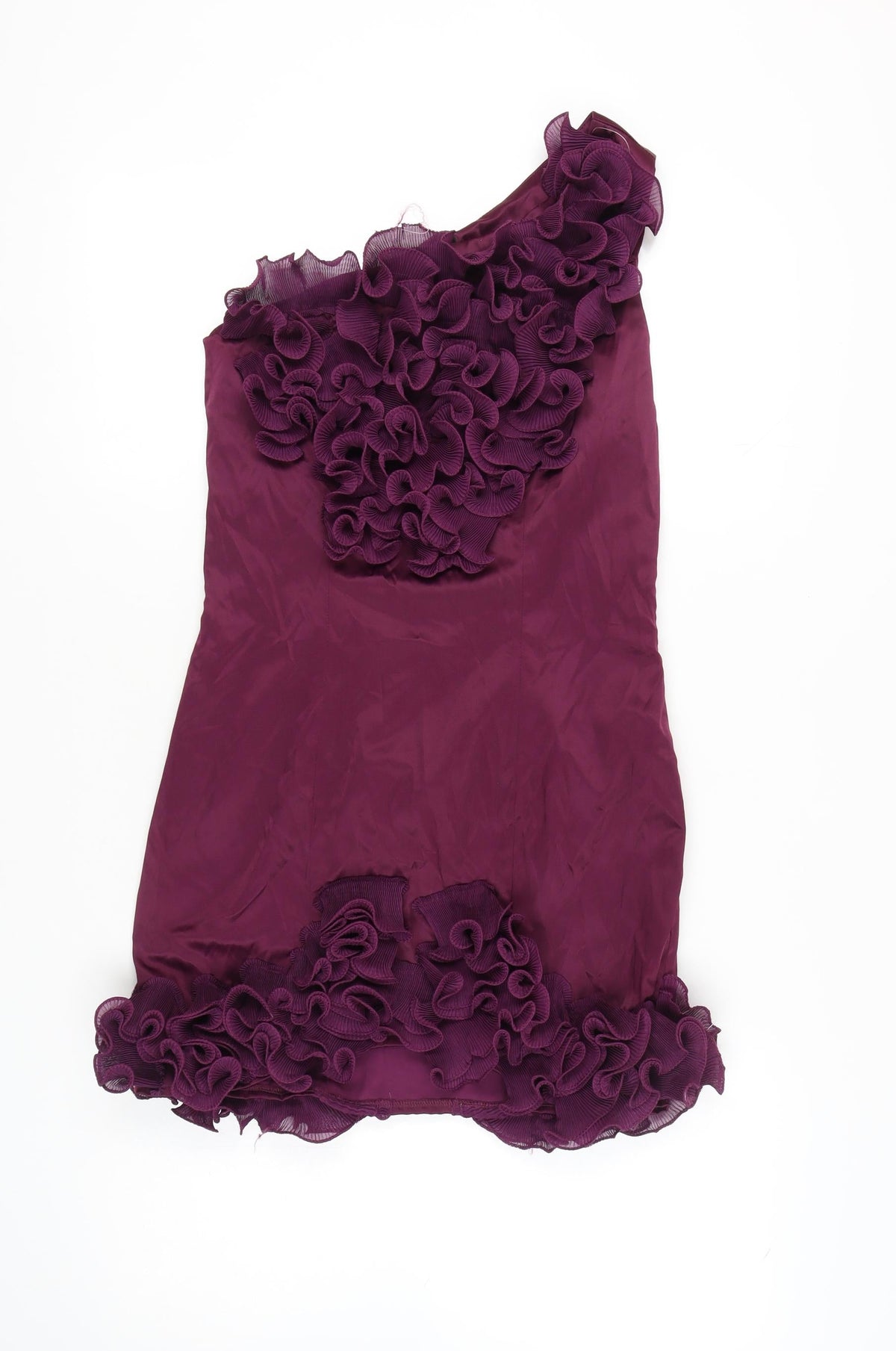 Miso Women's Purple Mini Dress - Size 12, Party Wear