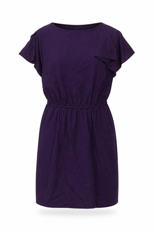 Gap Purple Dress Women UK 12 Lyocell Cotton Blend