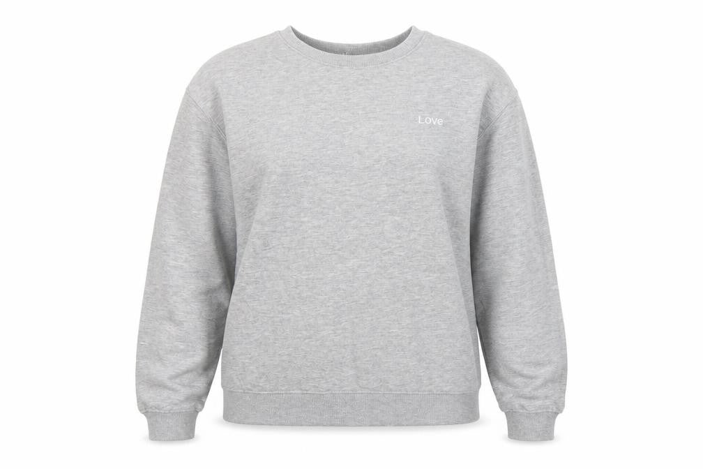 H&M Women’s Grey Pullover Sweatshirt S Casual