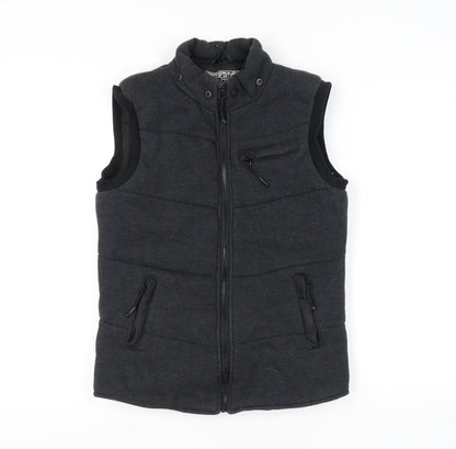 New Look Womens Black XS Puffer Waistcoat