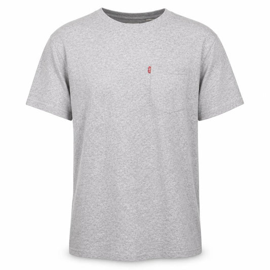 Levi's Men's Grey Cotton Short Sleeve T-Shirt S