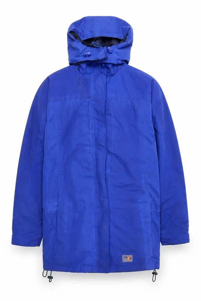 Arctic Storm Men's Blue Hooded Mid-Length Jacket M