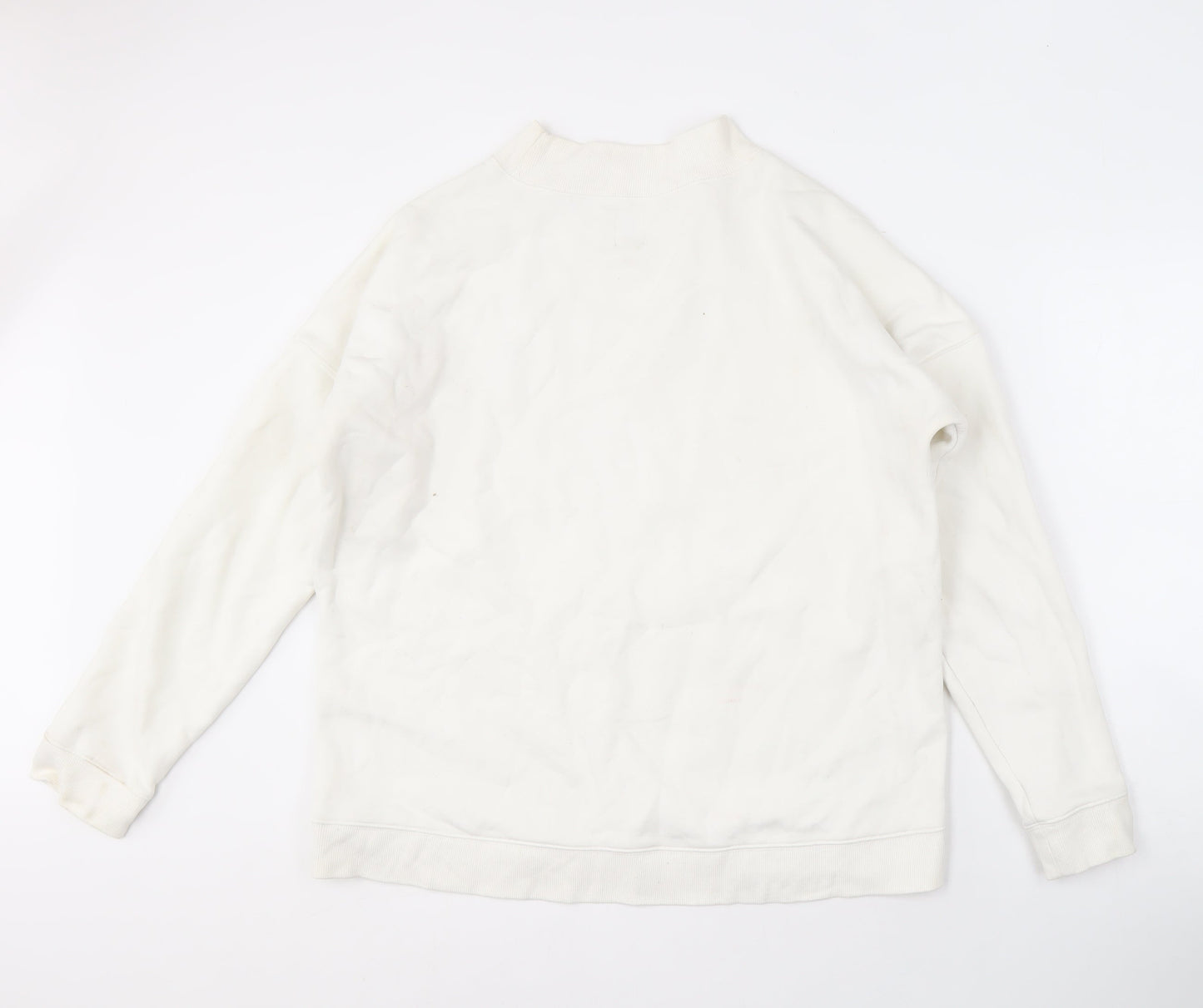 Jack Wills Women's White Pullover Sweatshirt Size 16
