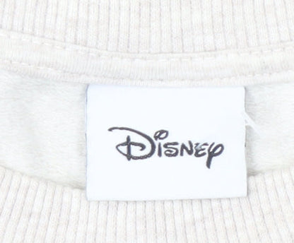 Disney Women's Beige Sweatshirt UK 20 Mickey Print