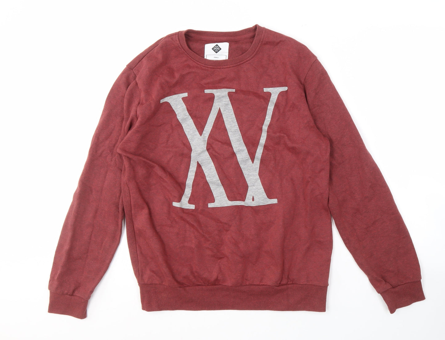 Cotton On Men’s Red Graphic Pullover Sweatshirt S