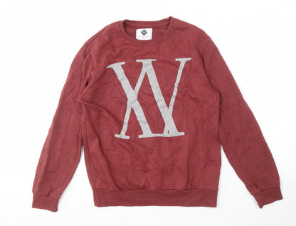 Cotton On Men’s Red Graphic Pullover Sweatshirt S