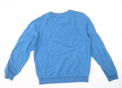 Jack Wills Men's Blue Pullover Sweatshirt M