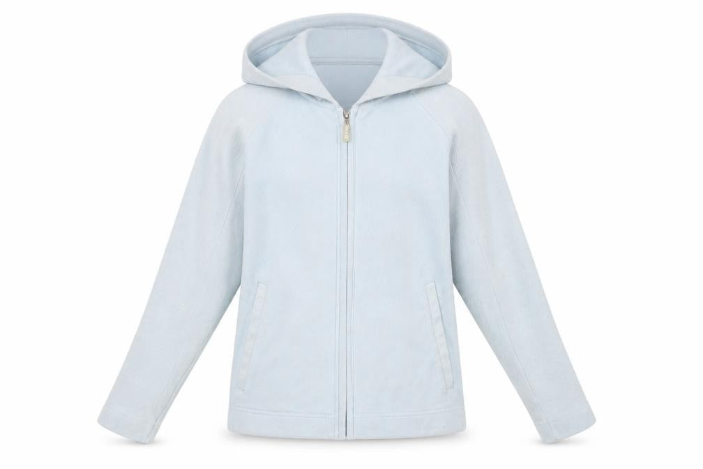 Regatta Women's Blue Hooded Fleece Jacket Size 10