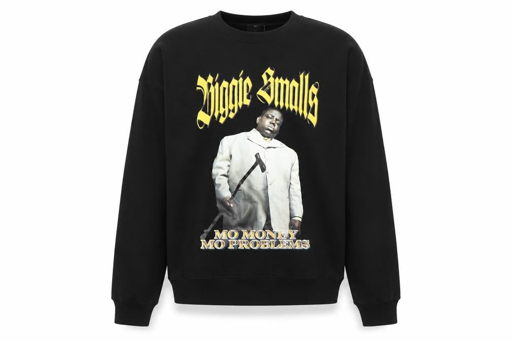 H&M Black Oversized Graphic Sweatshirt Unisex S