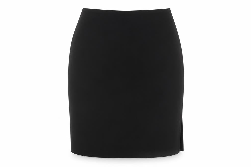 Amaranto Women's Black Pencil Skirt, Size 14