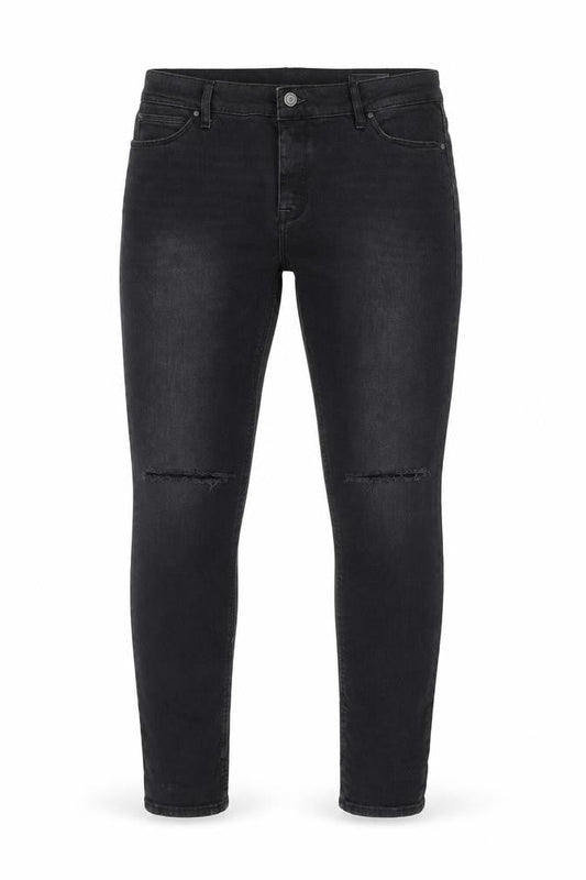 ASOS Men's Black Skinny Distressed Jeans Size 36