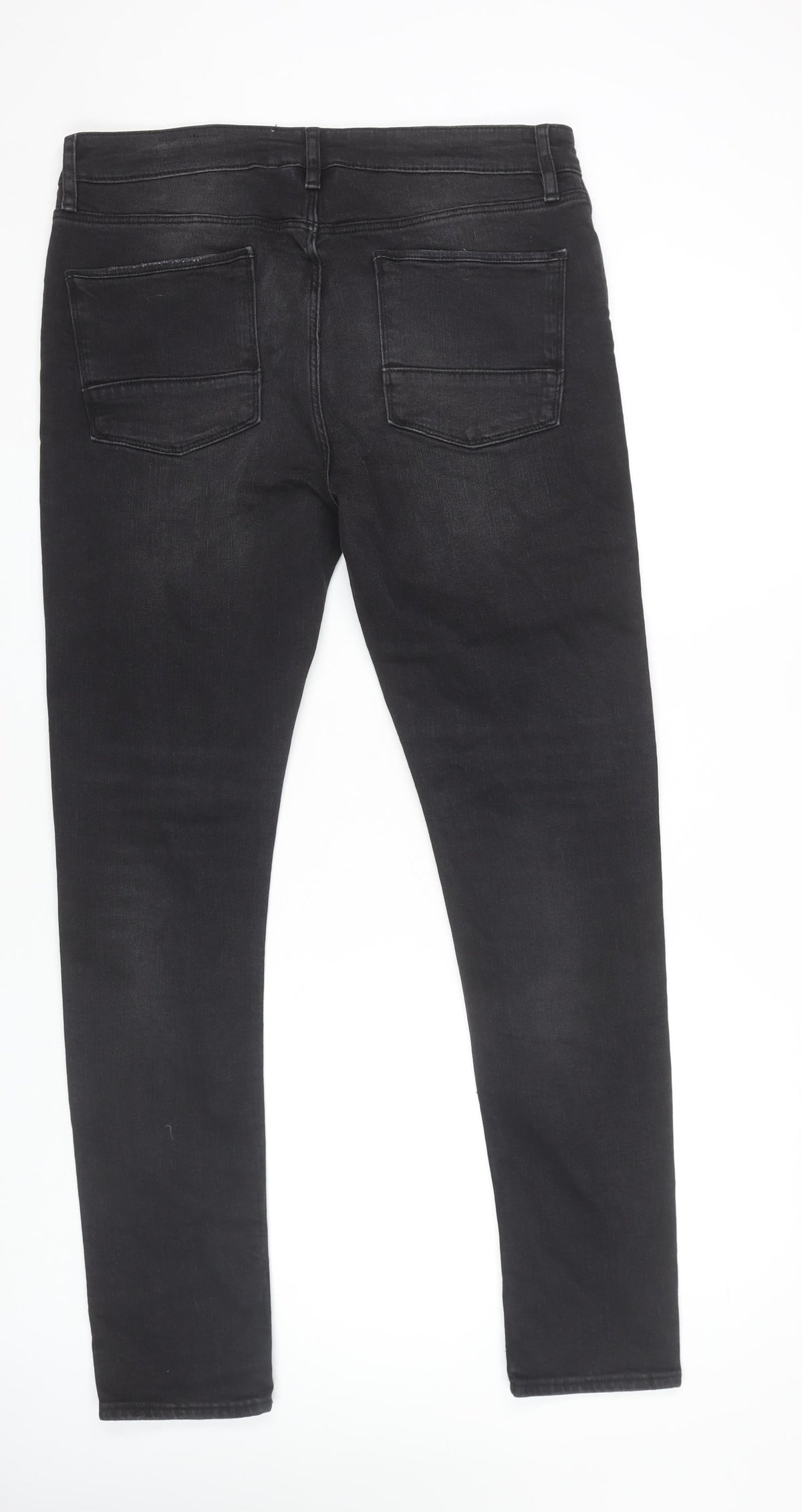 ASOS Men's Black Skinny Distressed Jeans Size 36