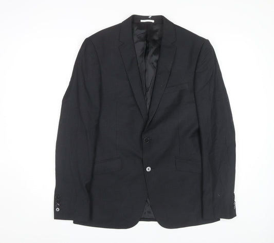 Kin by John Lewis Black Men’s Slim Blazer - 38R