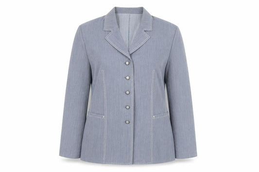 Marcona Women's Blue Size 14 Button Blazer