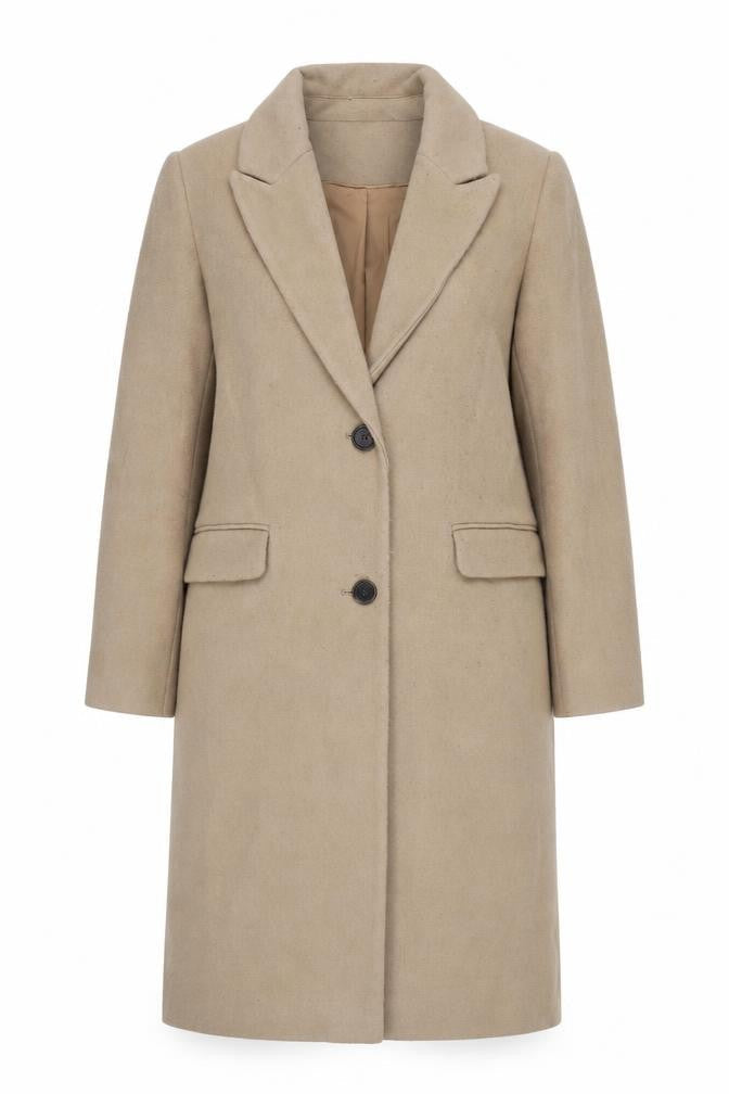 Marks & Spencer Women's Beige Long Overcoat