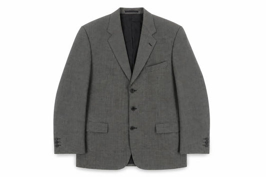 Jonathan Adams Men's Grey Check Blazer, Size 42 Regular Fit