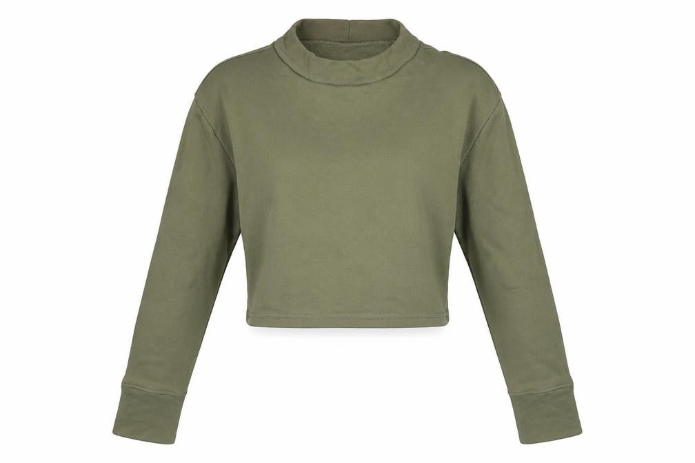 Noughts & Kisses Green Women's Cropped Top