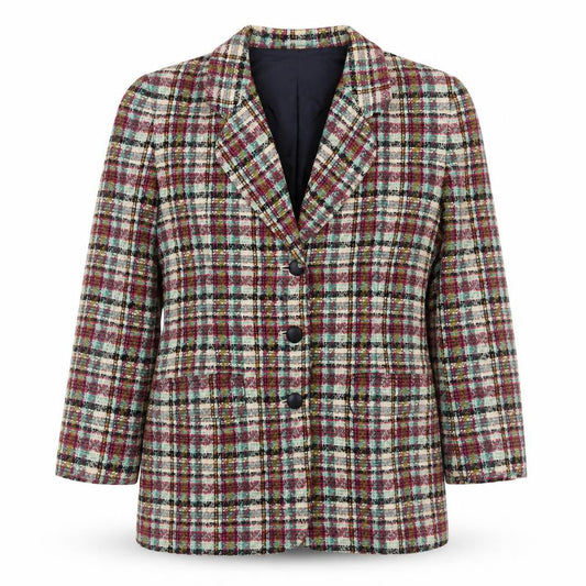 Planet Women's Multicoloured Plaid Blazer Size 8