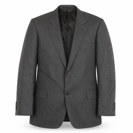 Marks & Spencer Men's Grey Wool Blazer, 44R, Formal