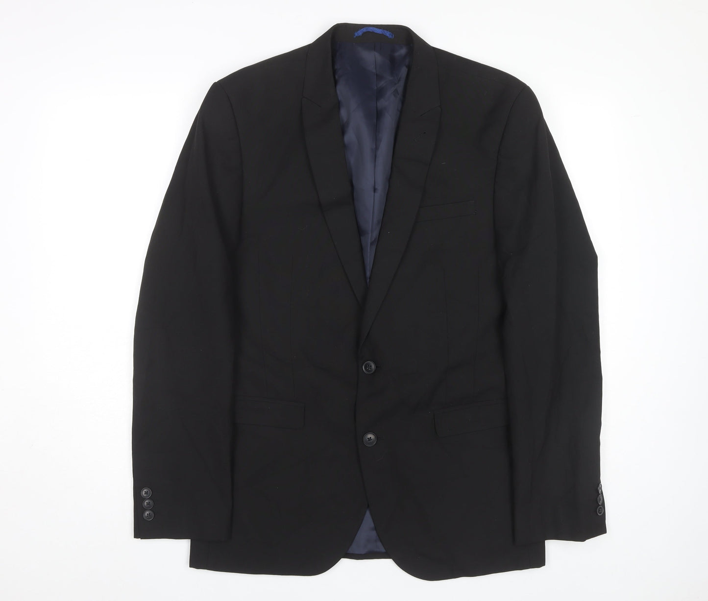 Next Men's Black Blazer 40R Classic Formal
