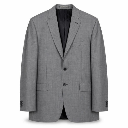 Karl Jackson Men's Grey Blazer 40 Check Regular Fit