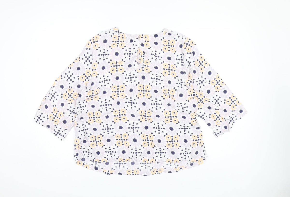 Marks & Spencer Women's Multicoloured Floral Blouse Size 20