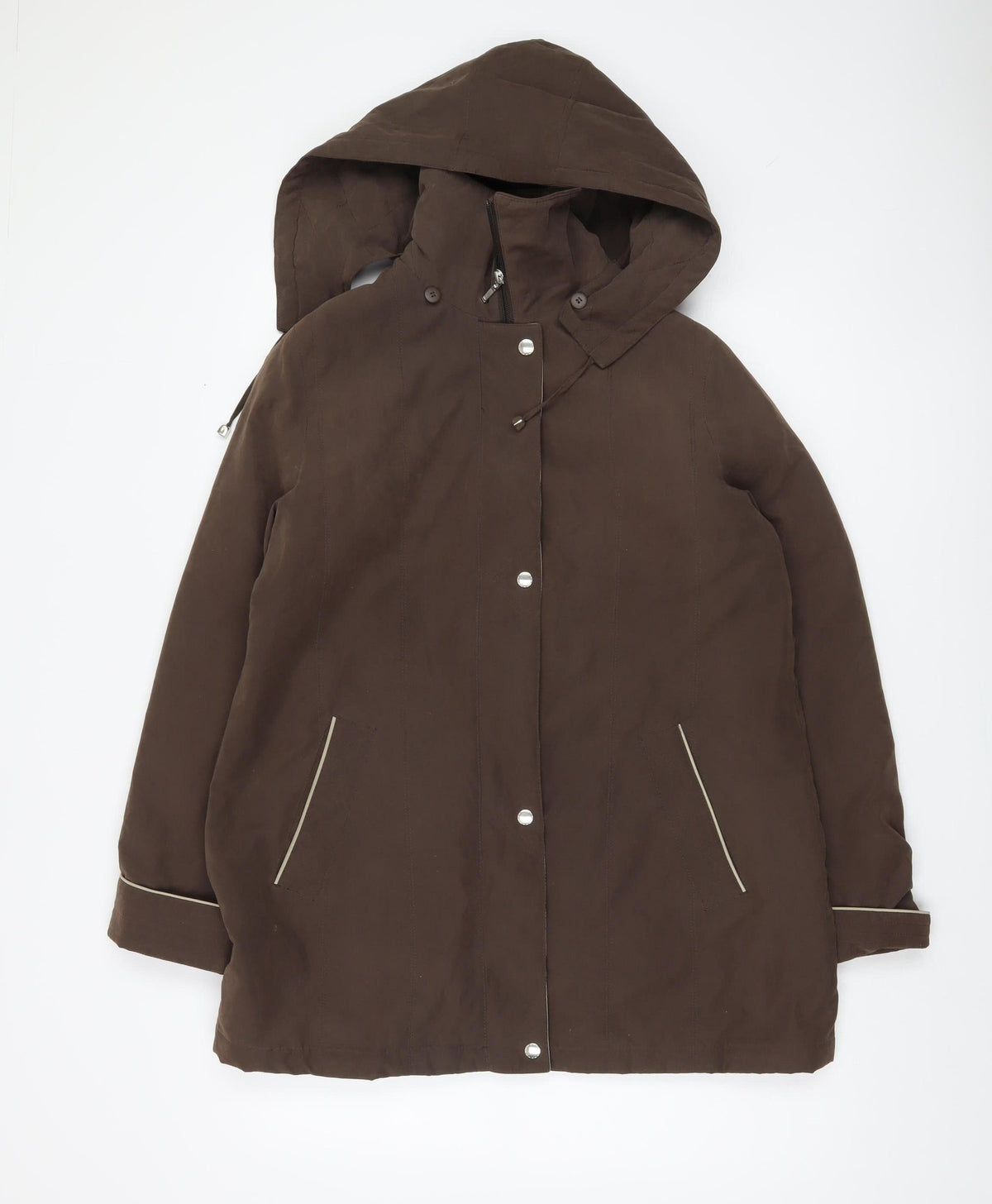 Bonmarché Women's Brown Anorak Jacket S Casual Autumn/Winter