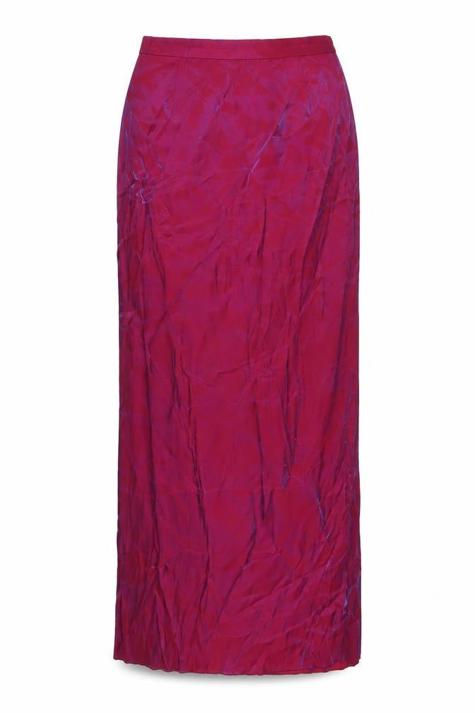 Tous Les Jours Women's Red Long Skirt, Size 12