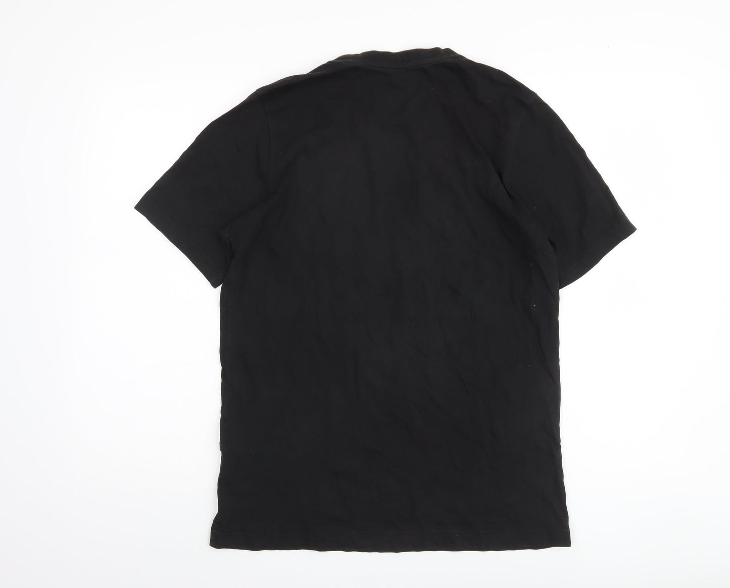 Adidas Men's Black Short Sleeve Cotton T-Shirt Size S