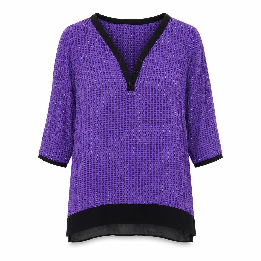 SimplyVera Vera Wang Women's Purple Tunic XS