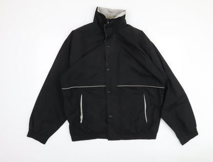 Regal Men's Black Windbreaker Jacket L