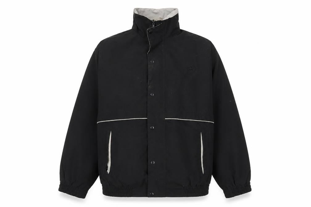 Regal Men's Black Windbreaker Jacket L