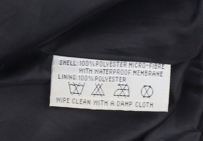 Regal Men's Black Windbreaker Jacket L