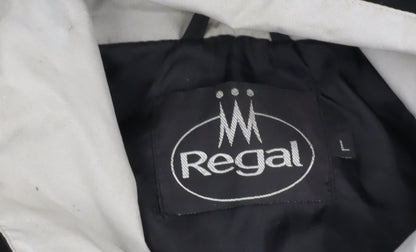 Regal Men's Black Windbreaker Jacket L