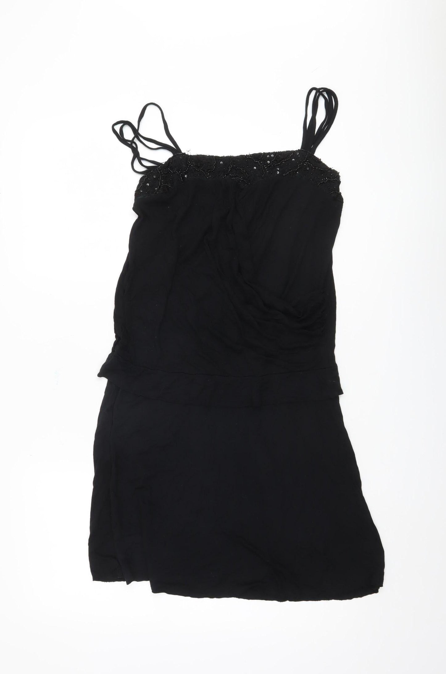 Kookai Women's Black Beaded Dress, Size 4