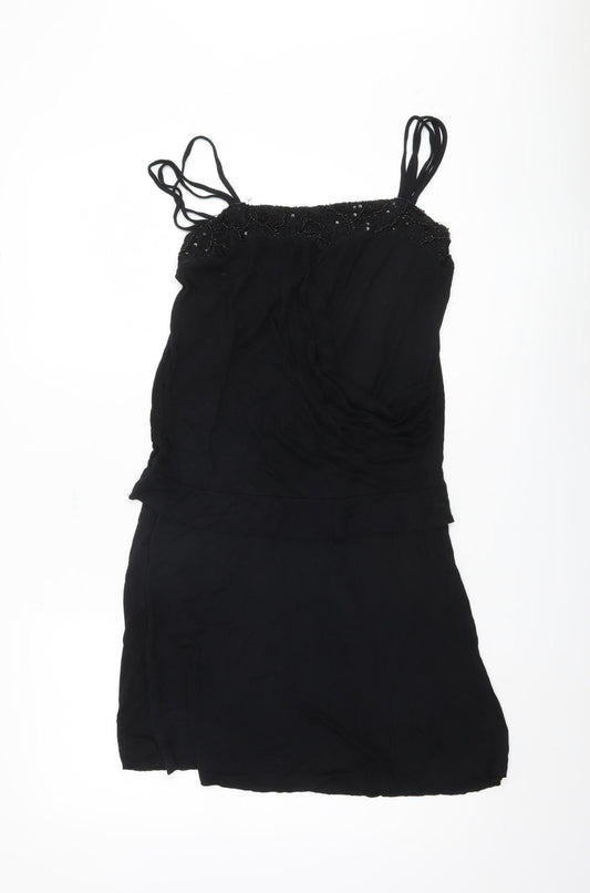 Kookai Women's Black Beaded Dress, Size 4