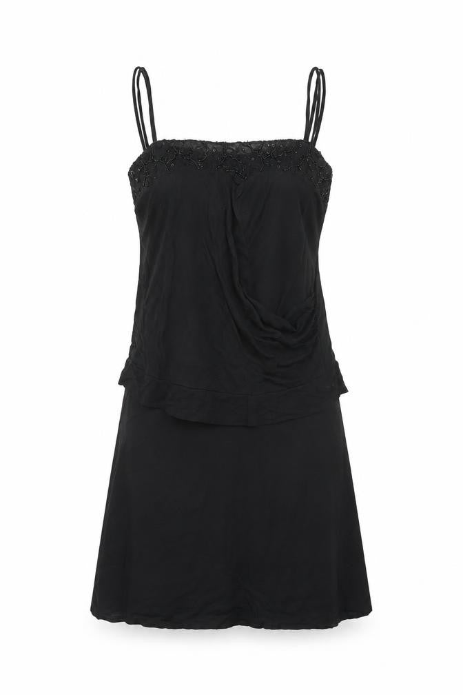 Kookai Women's Black Beaded Dress, Size 4