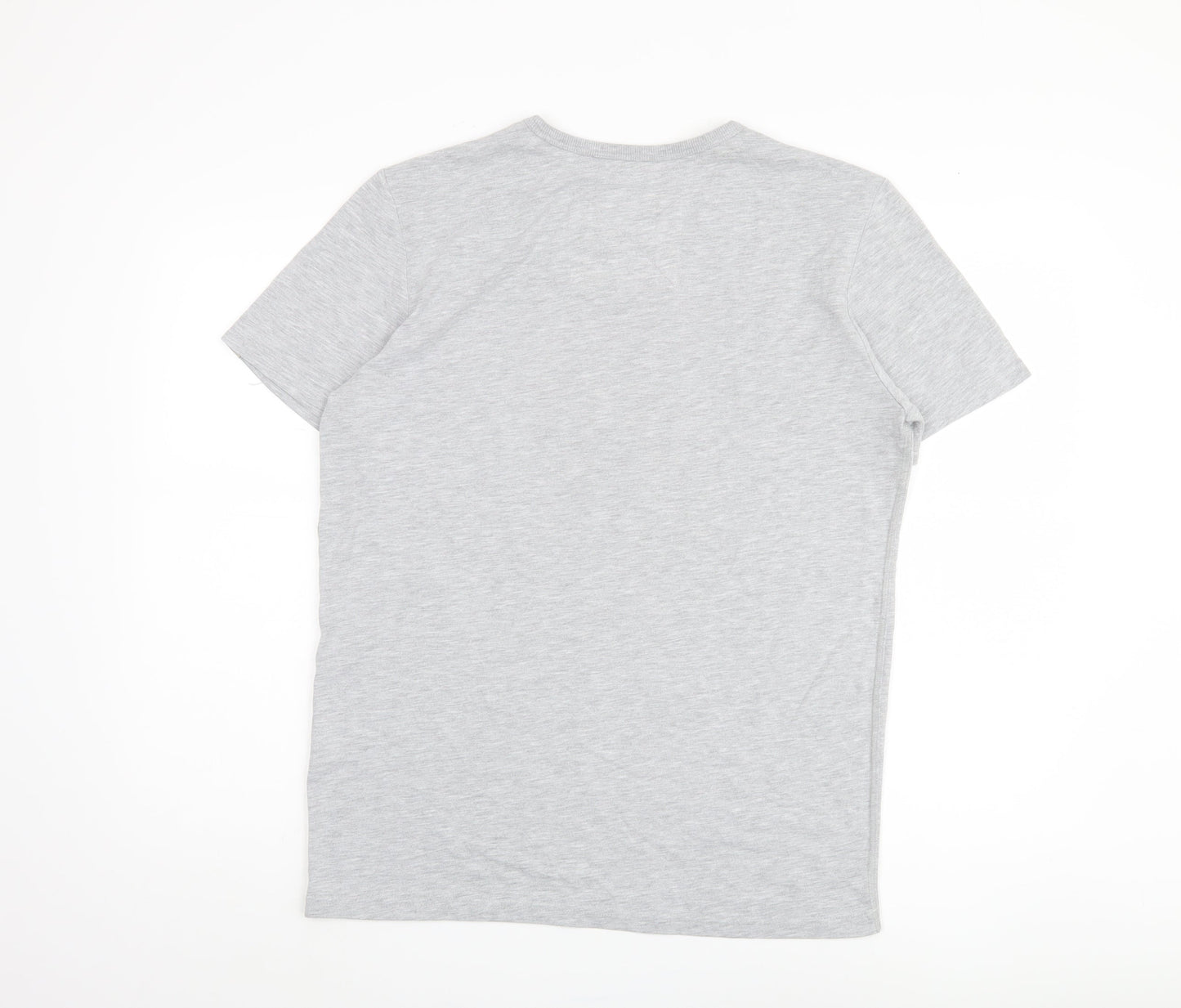 Front Up Rugby Men's Grey M Graphic Print T-Shirt
